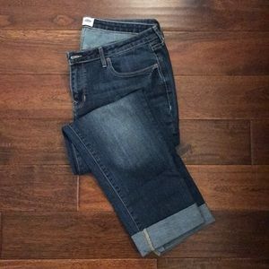 Old Navy Straight Leg Crop Jeans